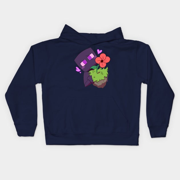 Enderman Kids Hoodie by puffstuff